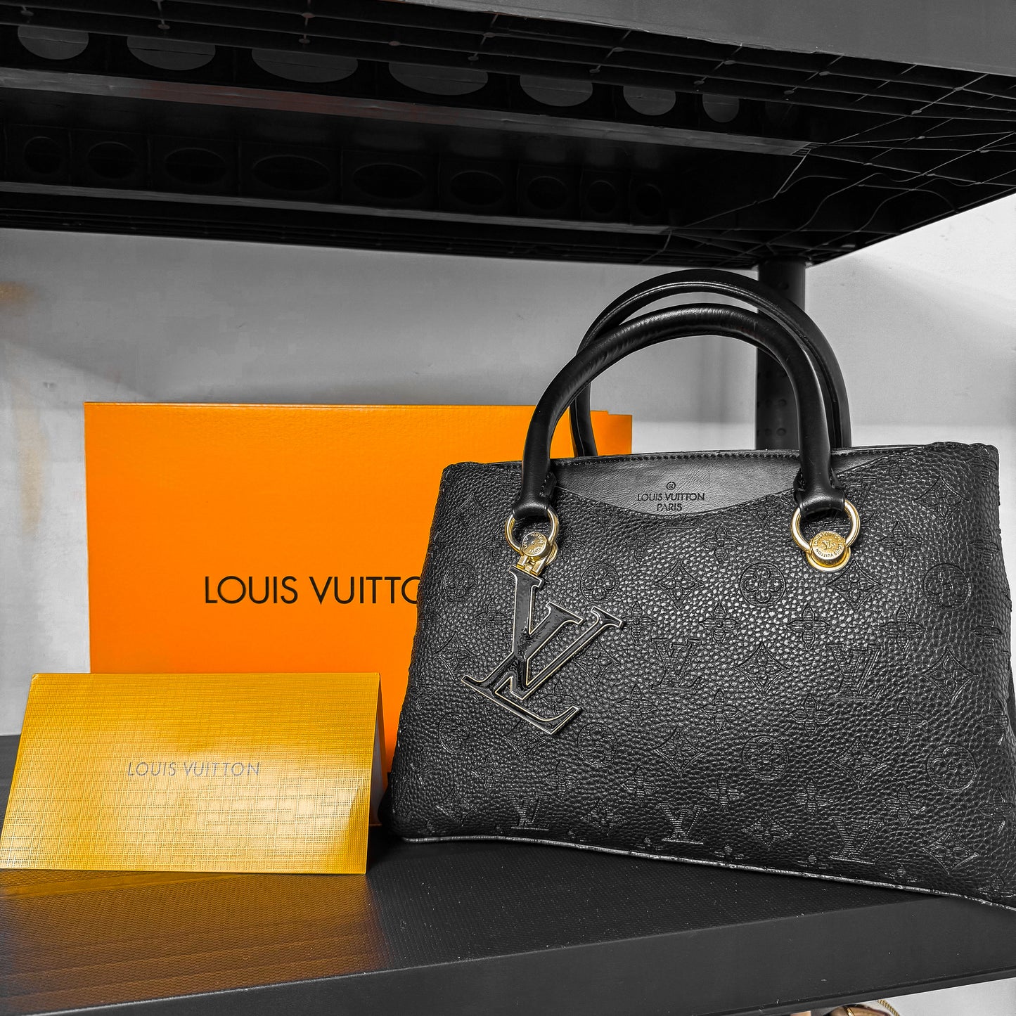 LV KeyChain Black