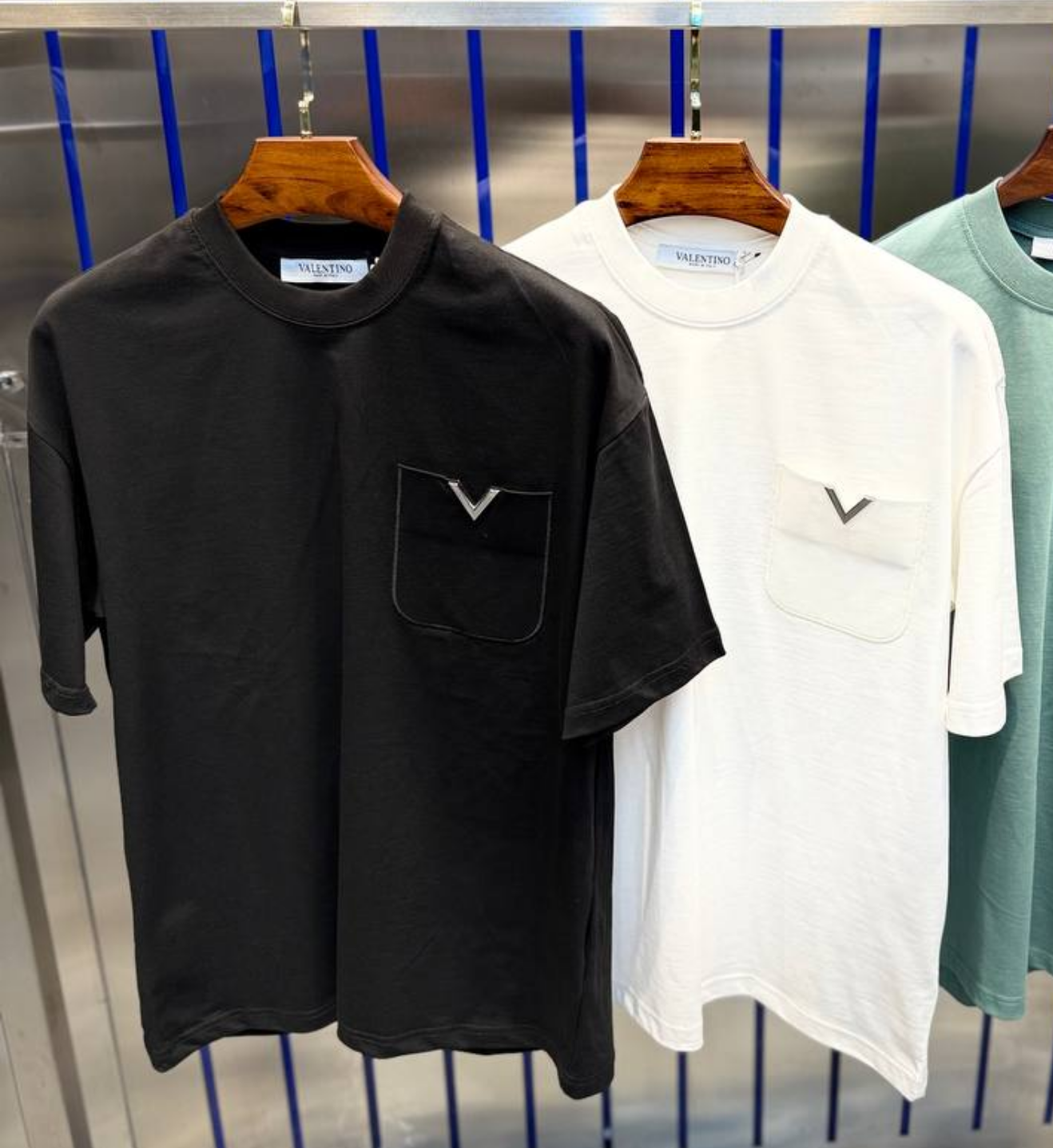 VLTN POCKET ALB/NEGRU