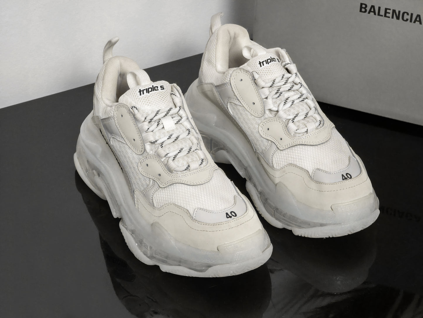 BAL TRIPLE S WHITE