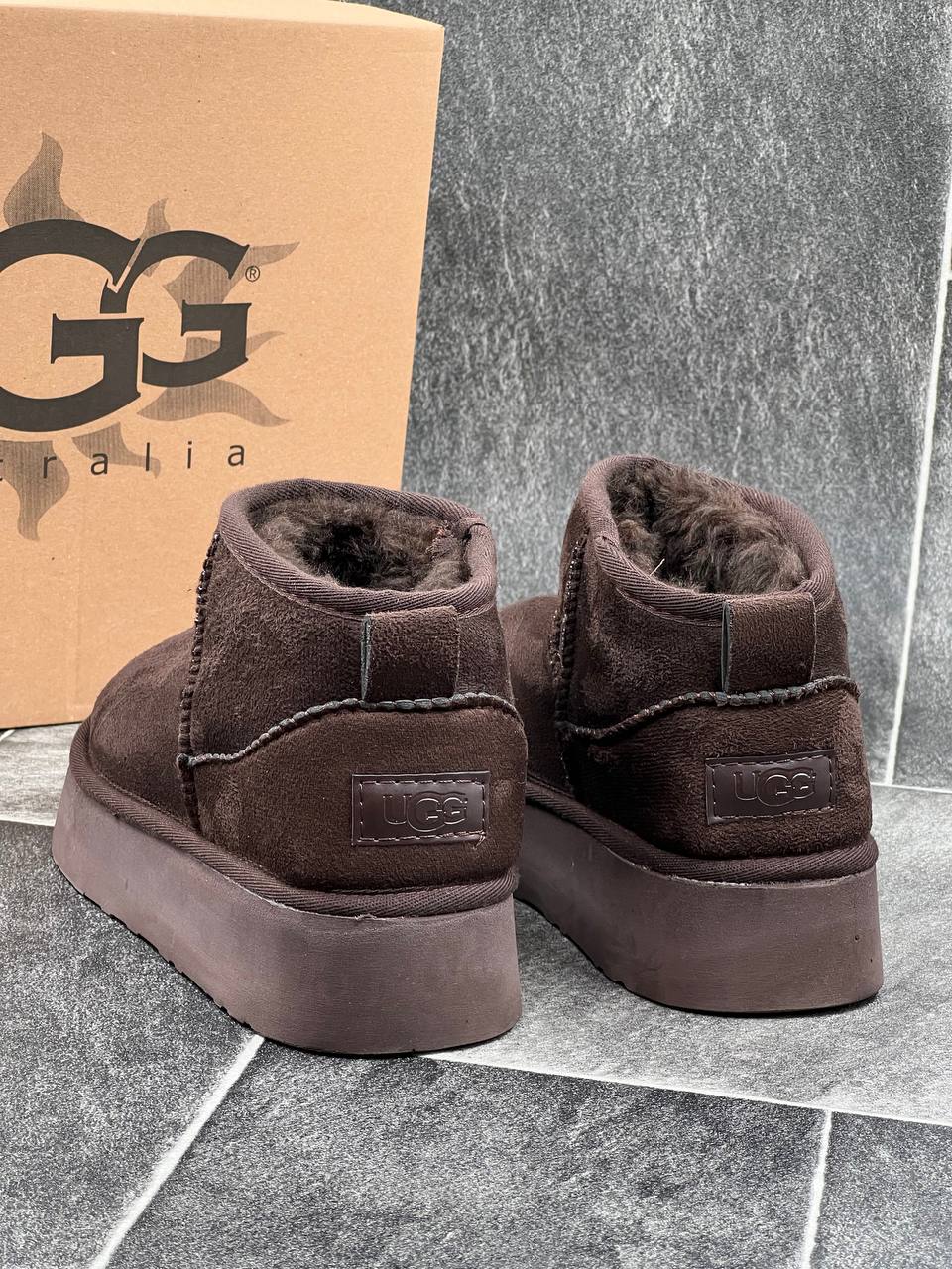 UGG MINI ULTRA DARK BROWN