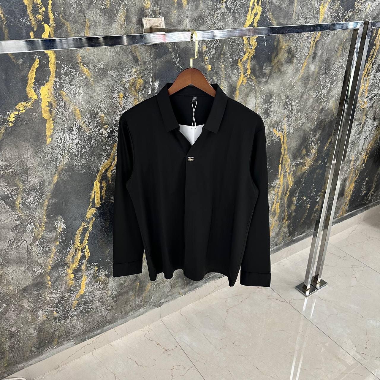 DG Shirt Albă/Neagră