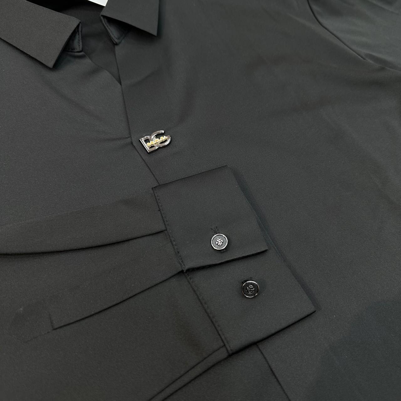 DG Shirt Albă/Neagră