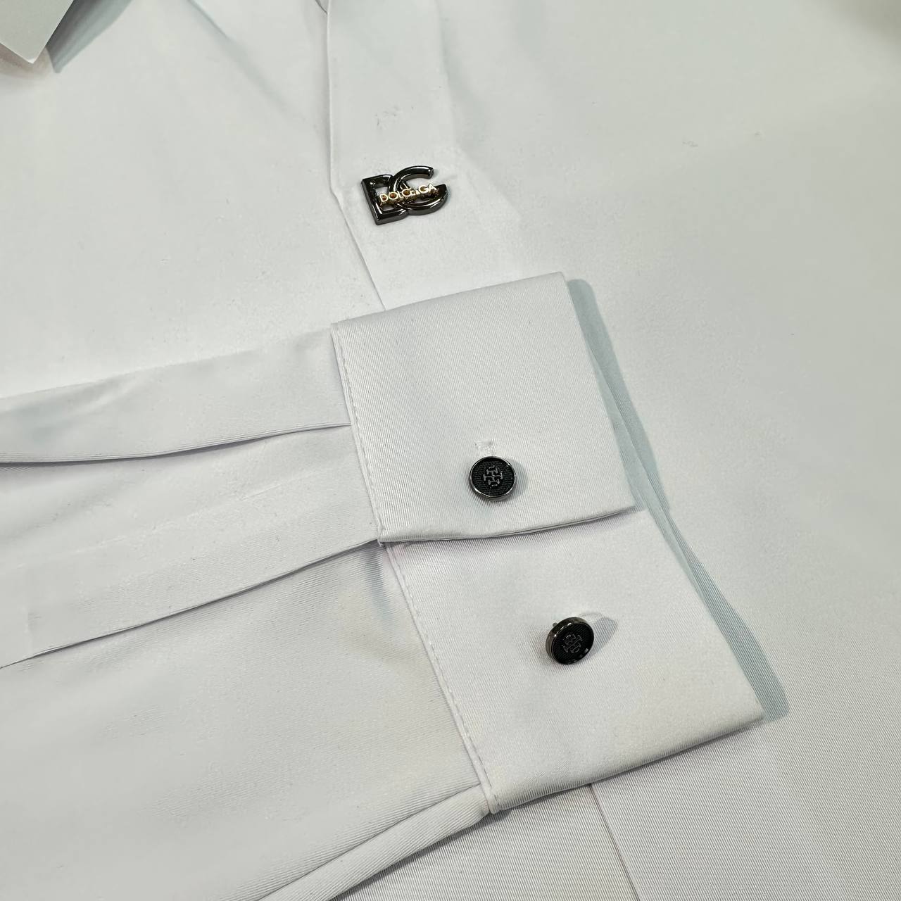 DG Shirt Albă/Neagră