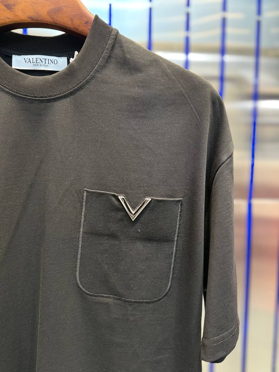 VLTN POCKET ALB/NEGRU