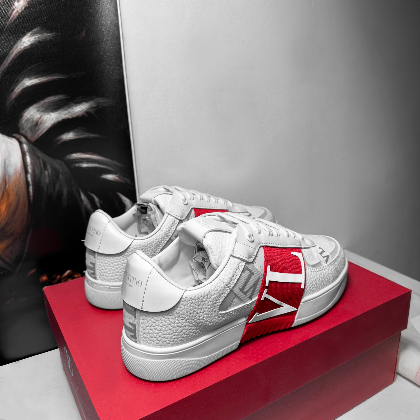 VLTN LOW TOP RED