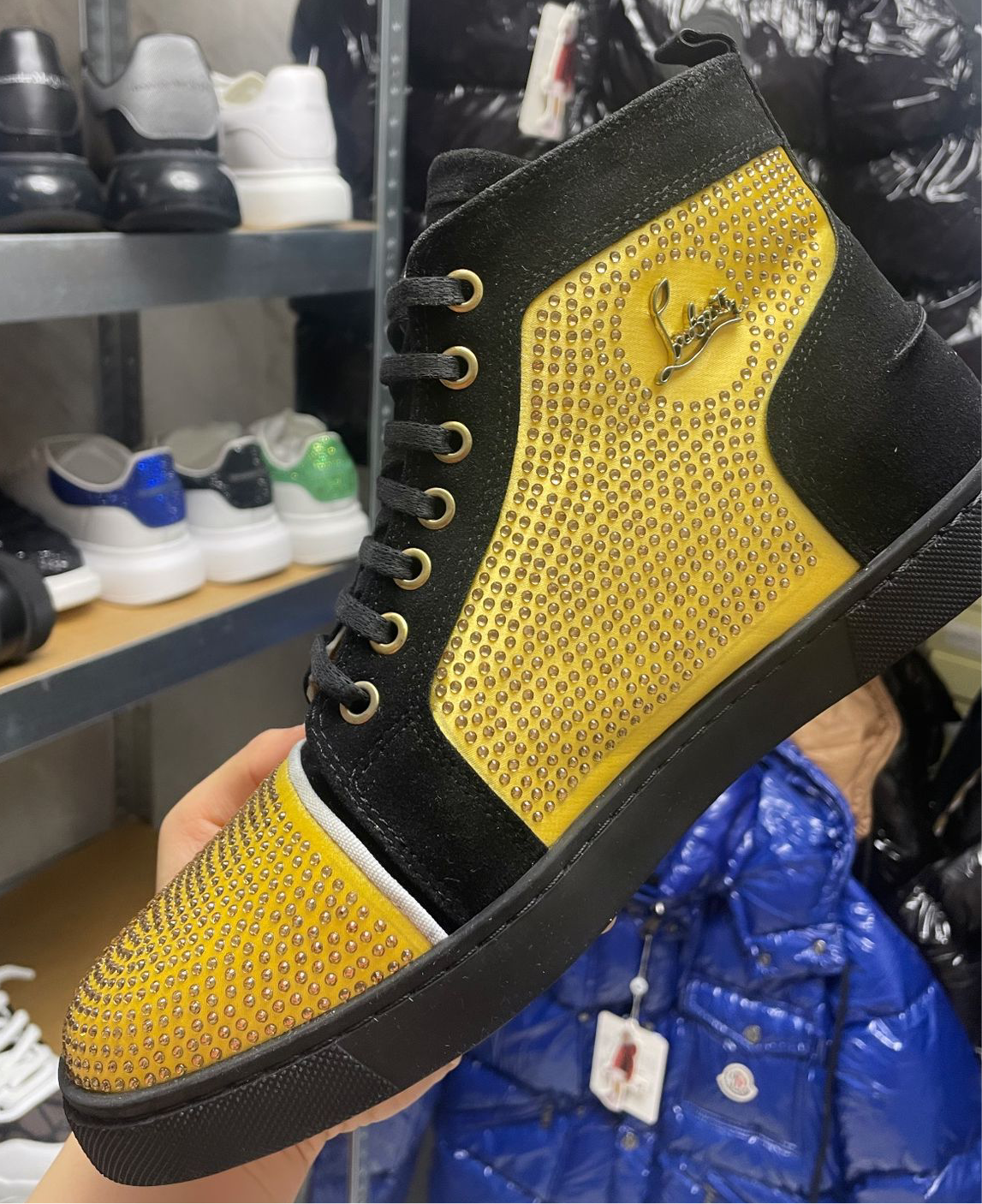 LB HIGH SPIKE GOLD&BLACK