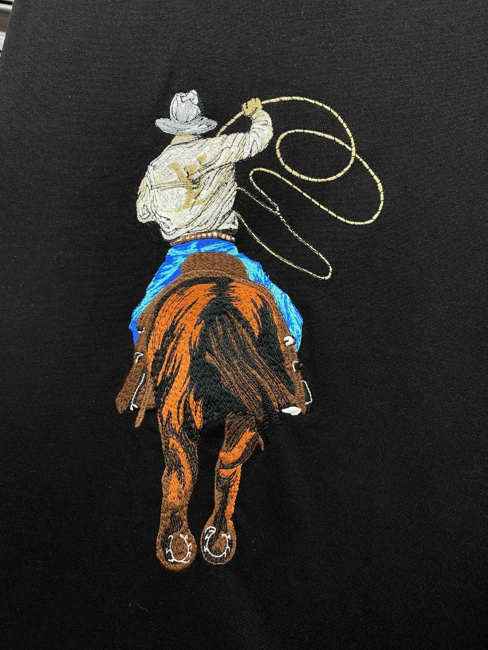 LV T SHIRT HORSE GRAS