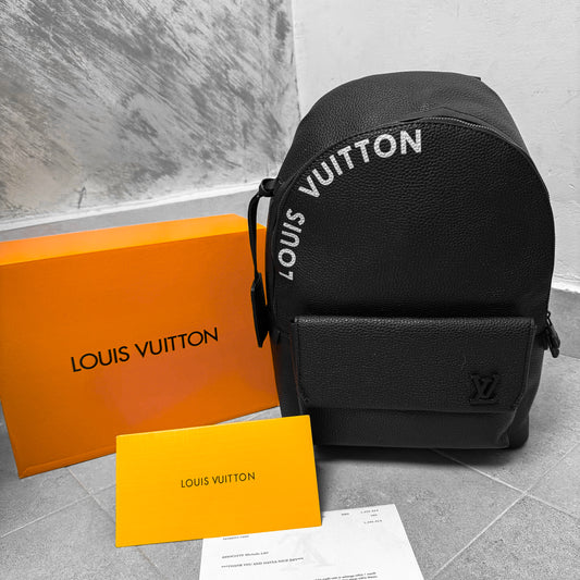 LV CURVED LOGO BACKPACK