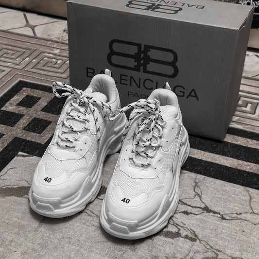 Bal Triple S Full White