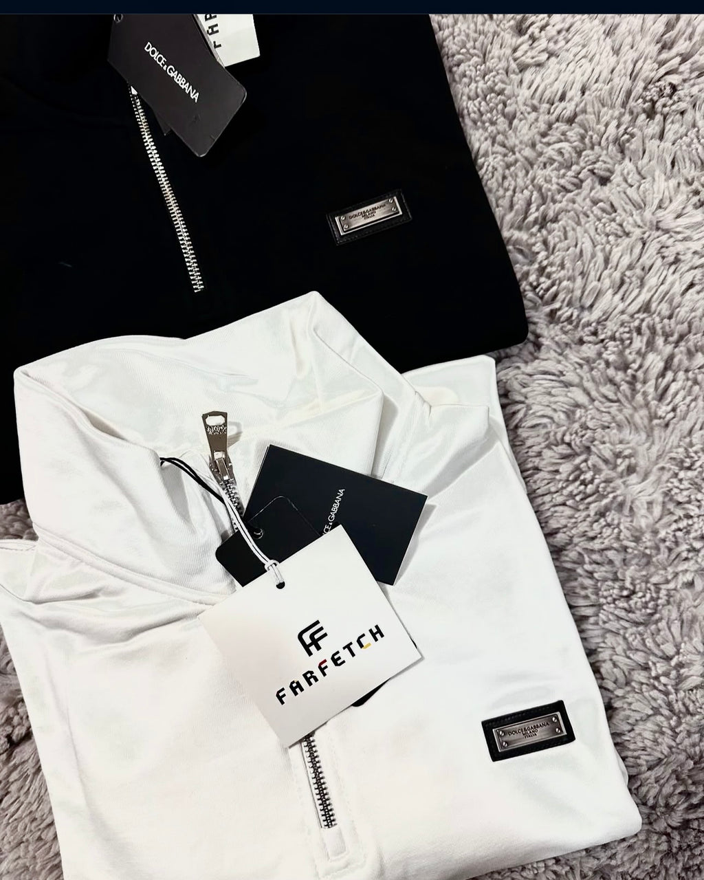 DG PLATE BLOUSE ALB/NEGRU