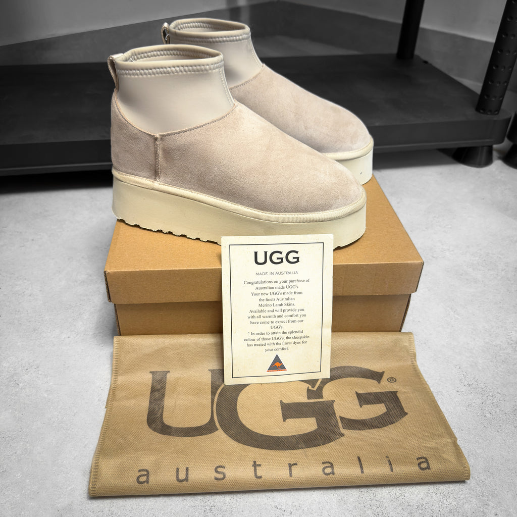 UGG MINI DIPPER CREAM LEATHER
