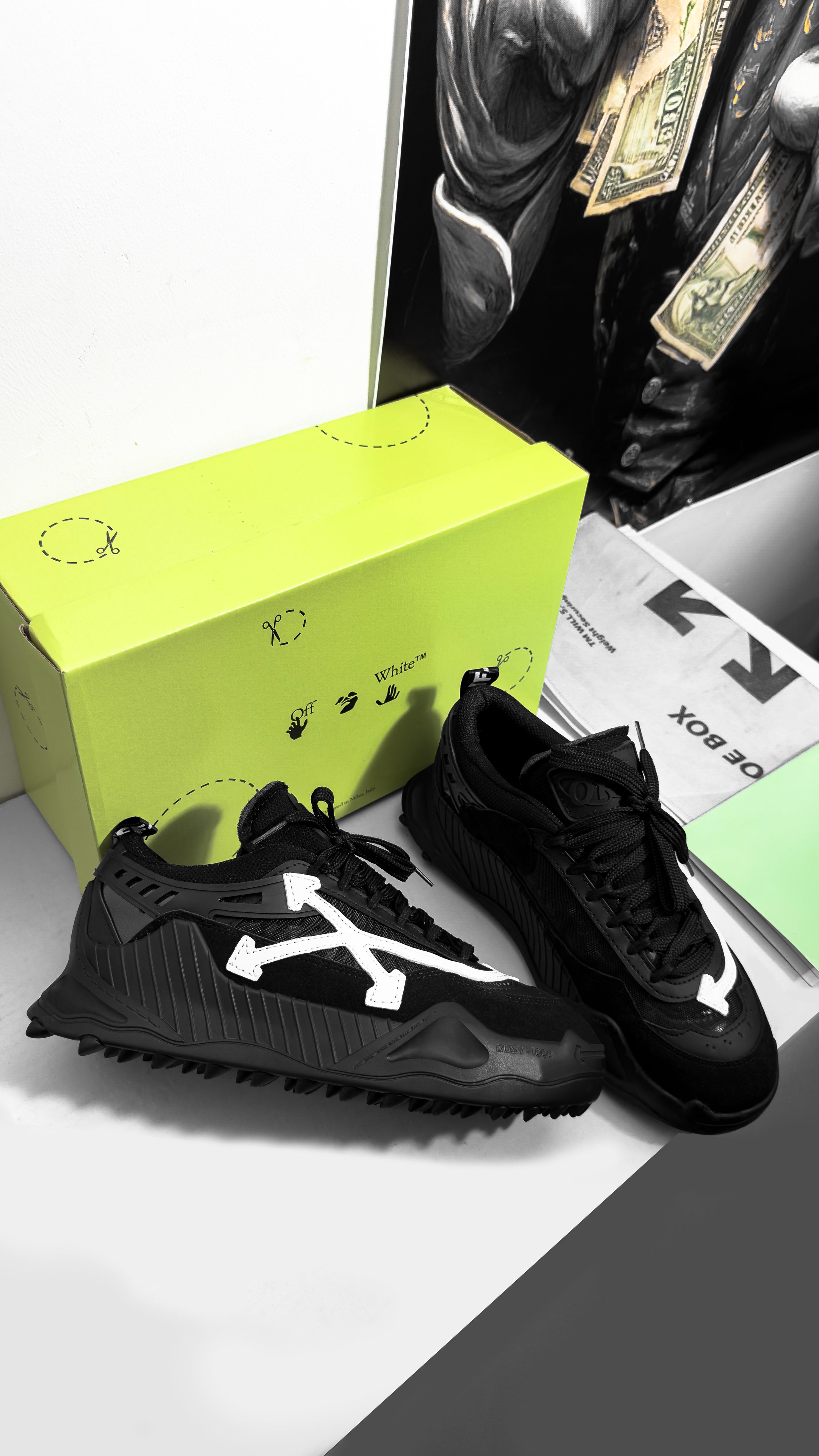 OFF-WHITE ODSY 1000 B&W 1