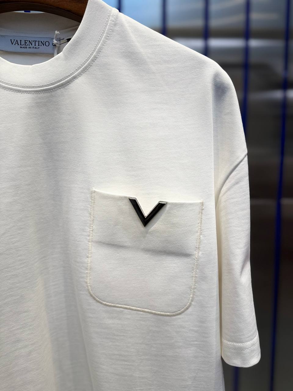 VLTN POCKET ALB/NEGRU