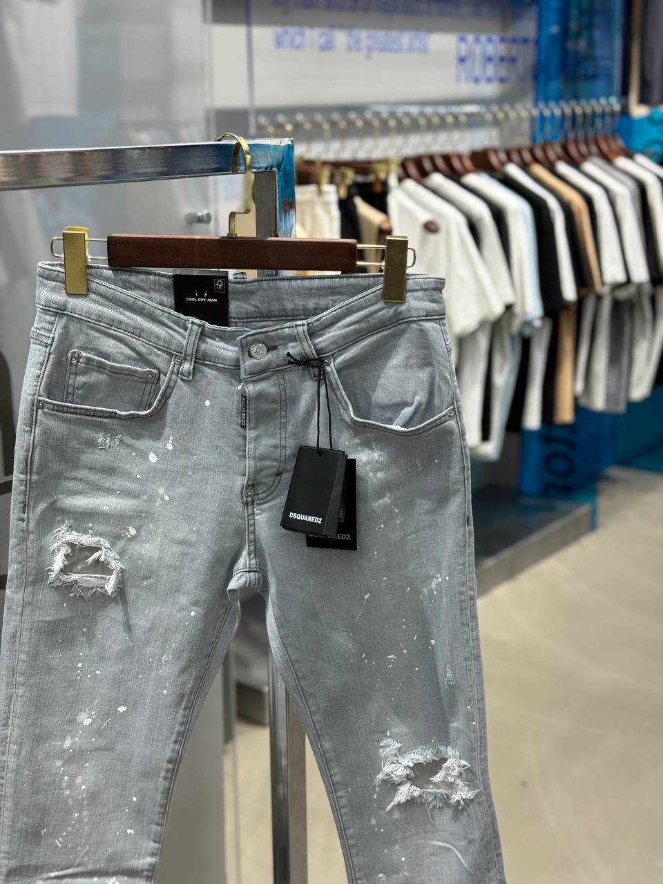 DSQ GREY JEANS