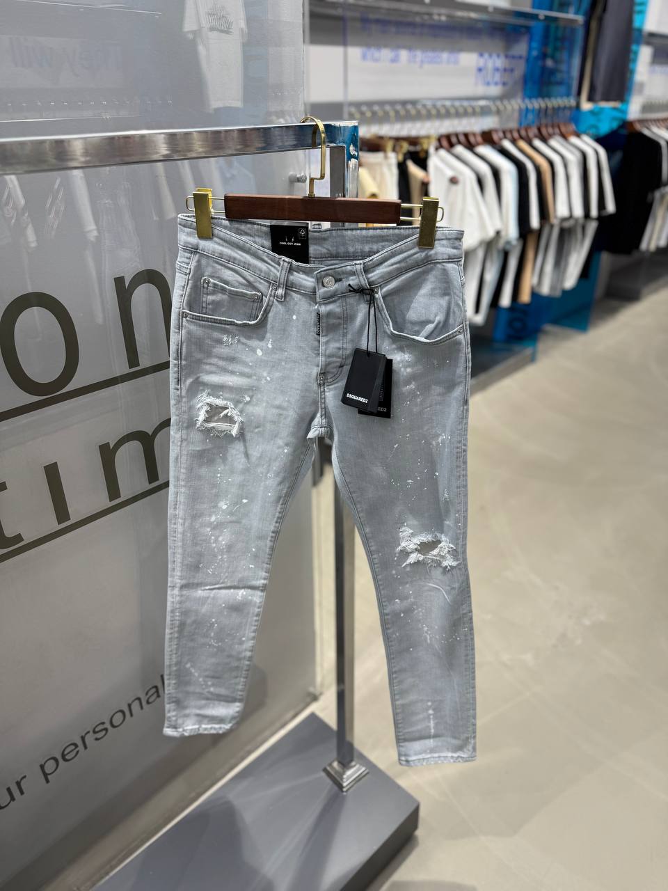 DSQ GREY JEANS