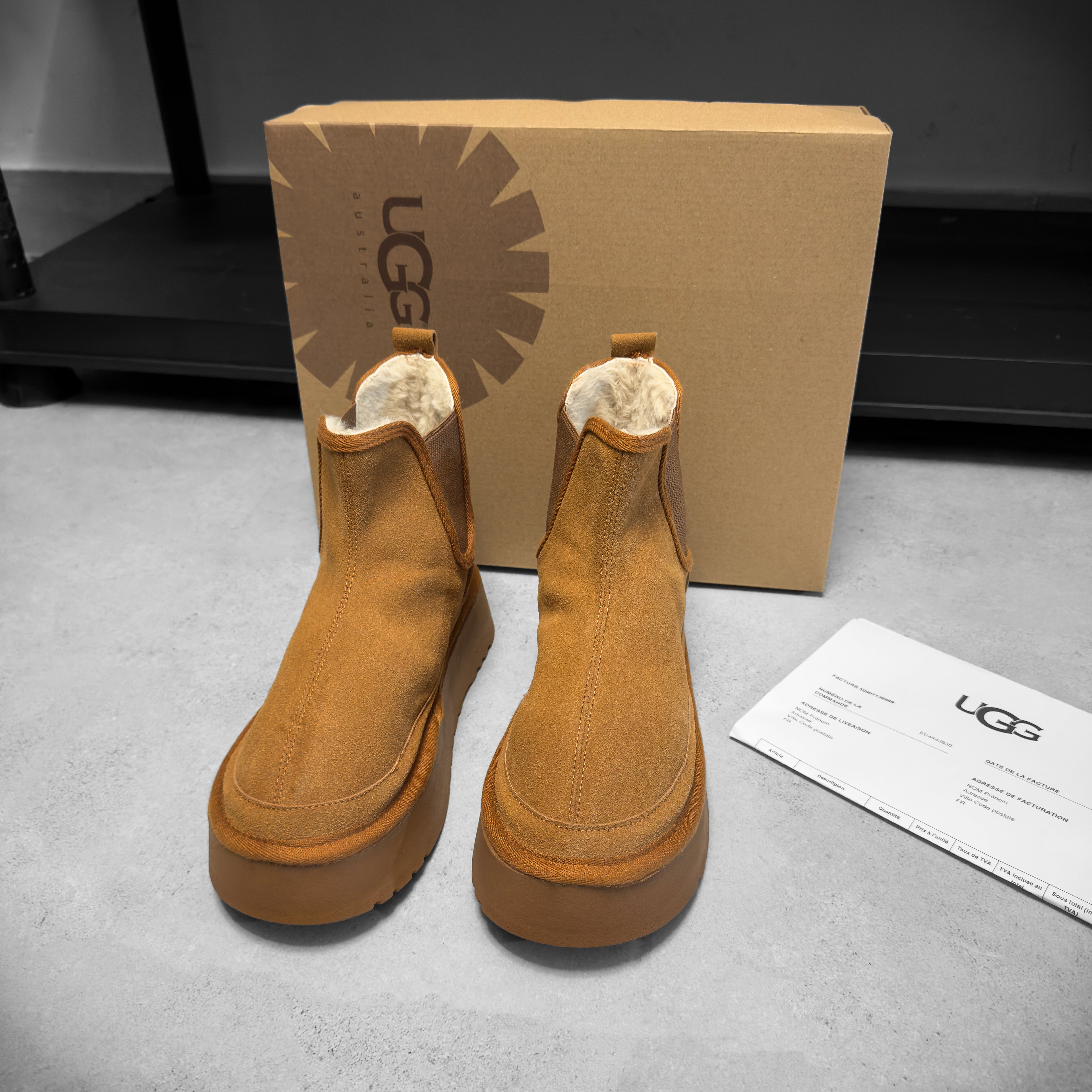 UGG NEUMEL CREM/MARO/NEGRU